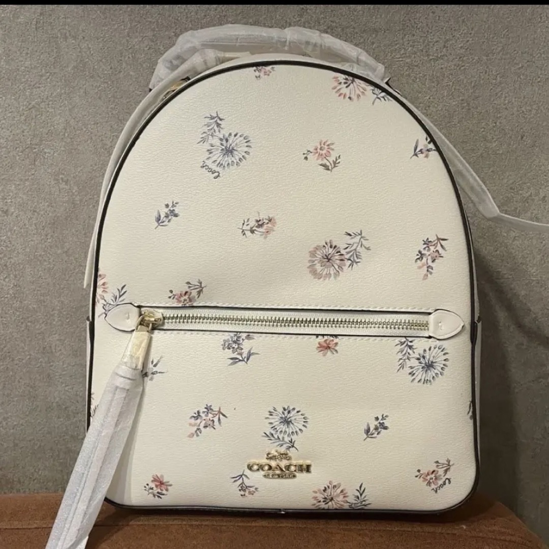 阪神優勝セール！新品未使用 COACH フラワー 花柄 C1804 リュック