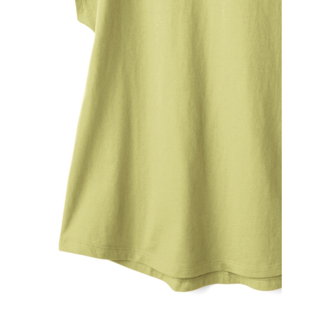 GRL(グレイル)のバックリボンフレンチスリーブラウンドヘムTシャツ レディースのトップス(Tシャツ(半袖/袖なし))の商品写真