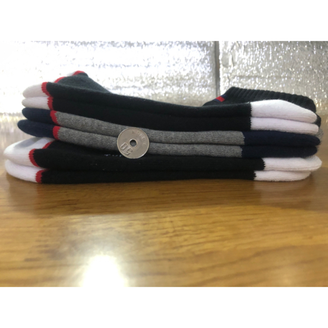 TOMMY HILFIGER(トミーヒルフィガー)の新品トミーヒルフィガーTOMMY HILFIGERメンズ3足セット411 メンズのレッグウェア(ソックス)の商品写真