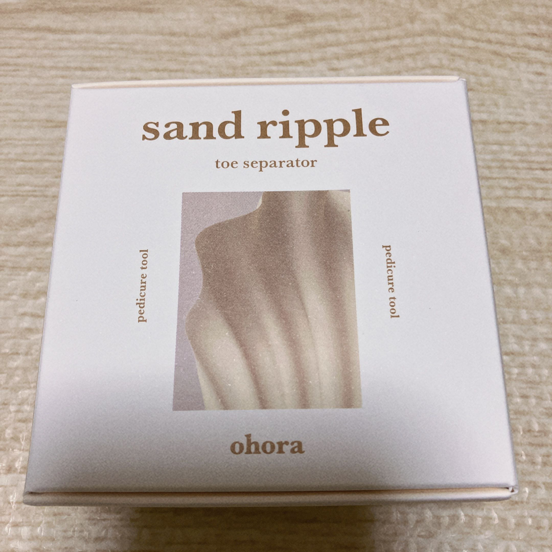 ohora(オホーラ)の【新品未開封】ohora sand ripple toe separator コスメ/美容のネイル(ネイル用品)の商品写真
