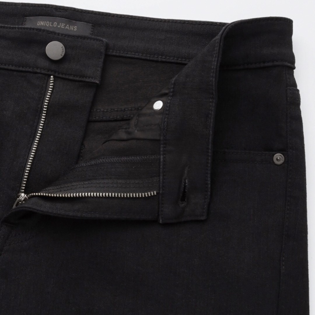 UNIQLO(ユニクロ)のウルトラストレッチスキニーフィットジーンズ 黒 28 メンズのパンツ(デニム/ジーンズ)の商品写真