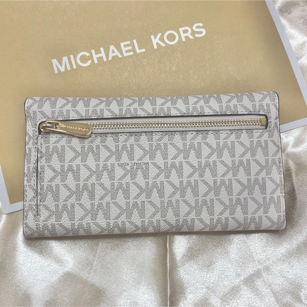 ⭐MICHAEL KORS⭐マイケルコース⭐新品 ミニ財布バニラ ジェットセット