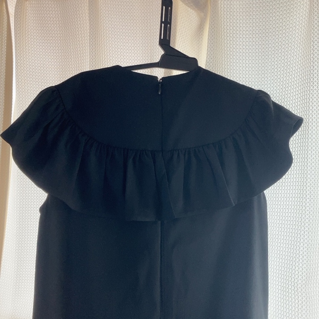 ハイブランド一回着用(裾に難) miumiu ワンピース　黒　ドレス　フォーマル　結婚式