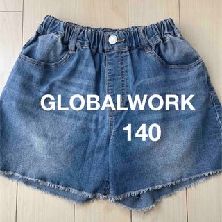 グローバルワーク(GLOBAL WORK)のGLOBAL WORK 140㎝　薄手デニムショートパンツ(パンツ/スパッツ)