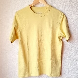 ジーユー(GU)のGU　コットンクルーネックT(半袖)　Mサイズ(Tシャツ/カットソー(半袖/袖なし))
