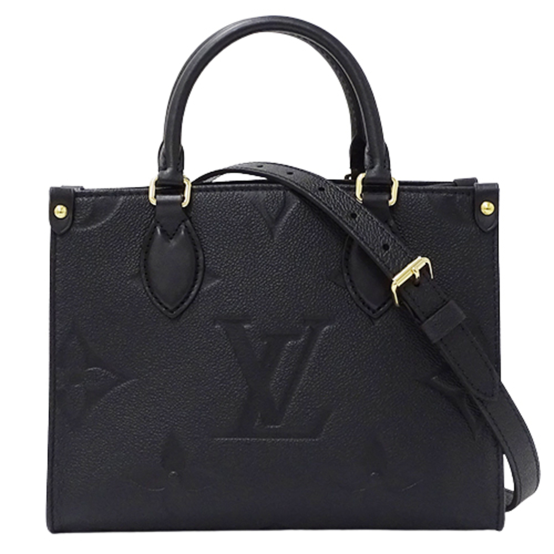 ルイ ヴィトン LOUIS VUITTON バッグ モノグラム アンプラント レディース ブランド ハンドバッグ ショルダーバッグ 2way オンザゴー PM ノワール M45653 ブラック 黒 コンパクト おしゃれ