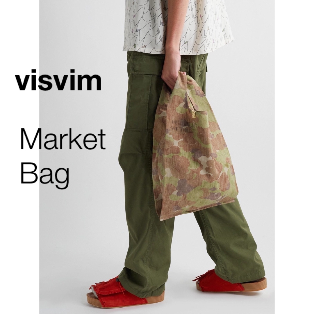 VISVIM - 新品visvim Market Bag Camo ビズビムマーケットバッグ VISVIM - 新品visvim Market Bag Camo ビズビムマーケットバッグ