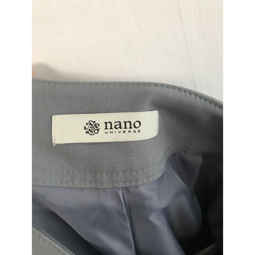 nano・universe(ナノユニバース)の[未使用品]nano universe ストレートパンツ　スラックス 36 レディースのパンツ(その他)の商品写真