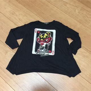 ヒステリックミニ(HYSTERIC MINI)のヒスミニ/長袖AラインTシャツ80cm/ヒステリックミニ(Ｔシャツ)