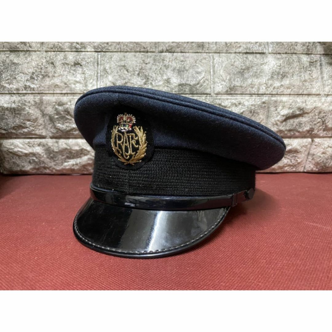 MILITARY(ミリタリー)の貴重 Royal Air Force イギリス空軍 実用品 PEAKED CAP メンズの帽子(ハンチング/ベレー帽)の商品写真