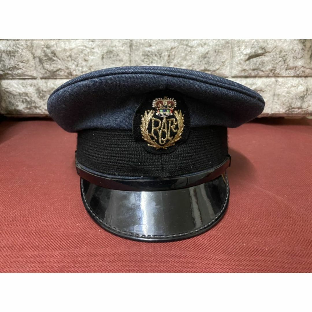 MILITARY(ミリタリー)の貴重 Royal Air Force イギリス空軍 実用品 PEAKED CAP メンズの帽子(ハンチング/ベレー帽)の商品写真