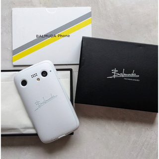 バルミューダ(BALMUDA)のBALMUDA BALMUDA Phone A101BM ホワイト(スマートフォン本体)