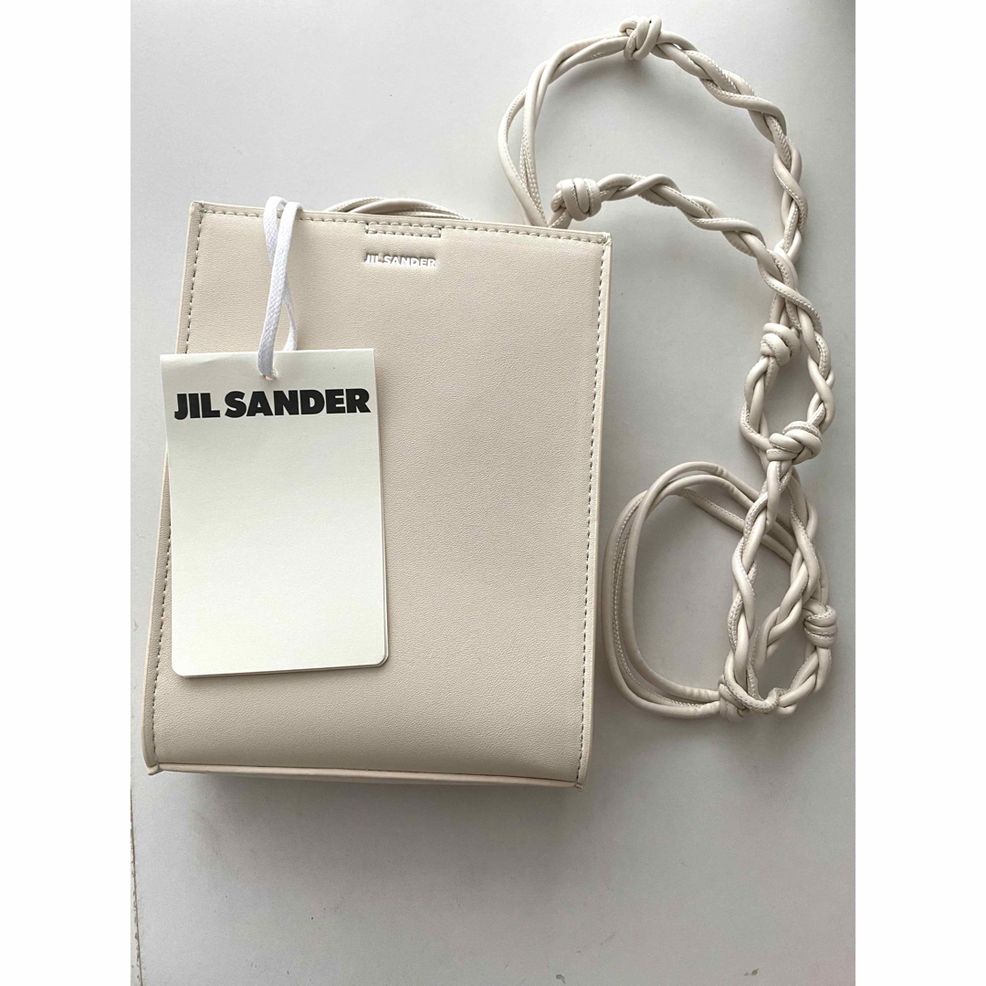 新品未使用☆JIL SANDER ホワイト スモール TANGLE バッグ