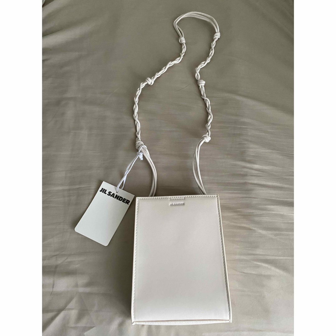 新品未使用☆JIL SANDER ホワイト スモール TANGLE バッグ