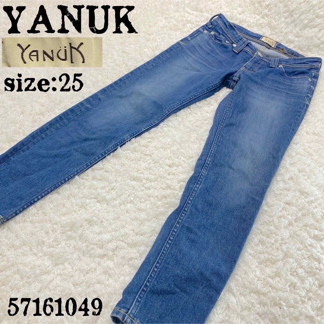 YANUK - YANUK/ヤヌーク アンクルスキニー デニムパンツ57161049サイズ