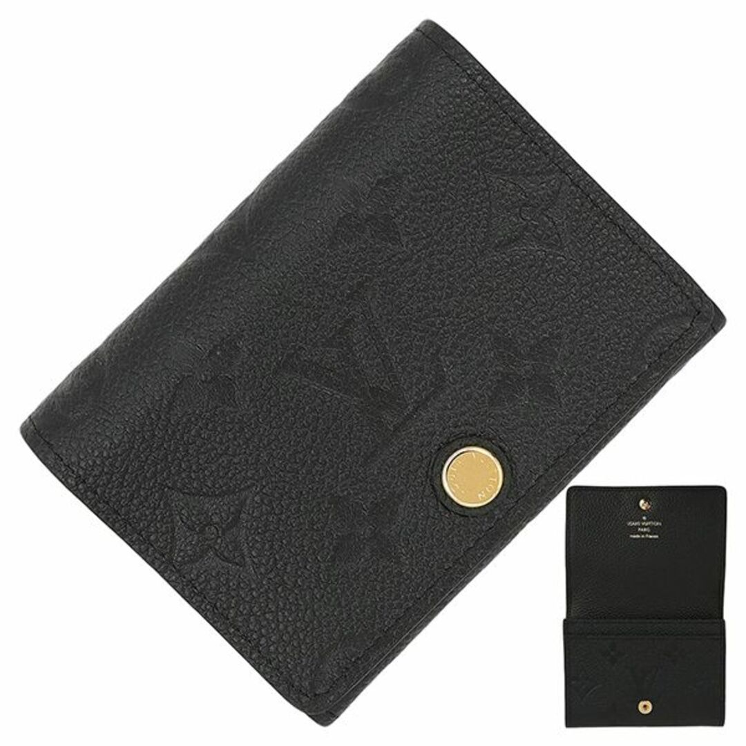 ルイヴィトン LOUIS VUITTON 名刺入れ カードケース アンヴェロップ レディース モノグラムアンプラント ノワール ブラック 新品 h-b280