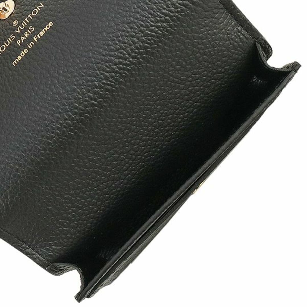 ルイヴィトン LOUIS VUITTON 名刺入れ カードケース アンヴェロップ レディース モノグラムアンプラント ノワール ブラック 新品 h-b280