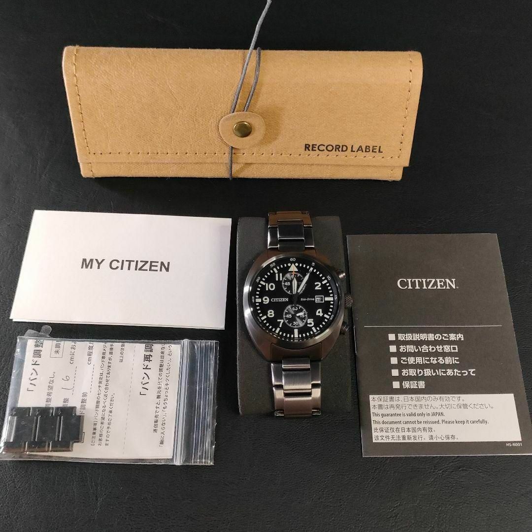 極美品【稼働品】CITIZEN　シチズンコレクション　H415ブラック　ソーラー