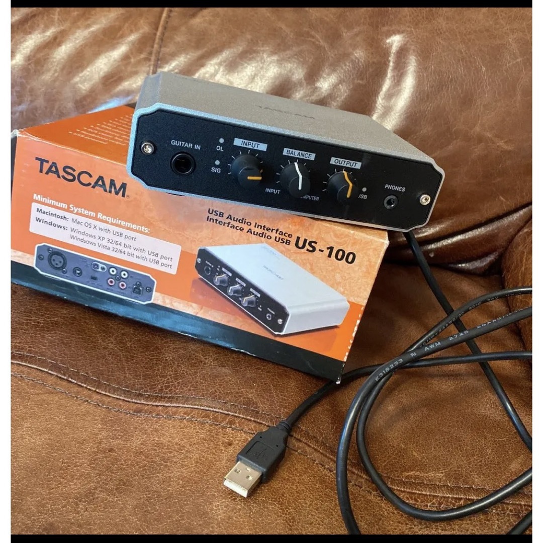 TEAC US-100 TASCAM オーディオインターフェイス　タスカム