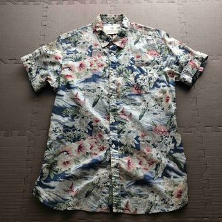 スコッチアンドソーダ(SCOTCH & SODA)のScotch &Soda  花柄　半袖シャツ(シャツ)