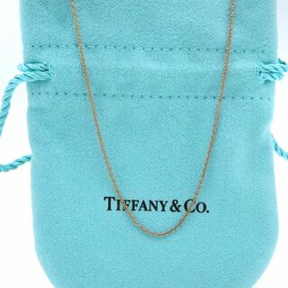 ティファニー(Tiffany & Co.)のティファニー ローズ ゴールド チェーン ネックレス 40cm MW115(ネックレス)