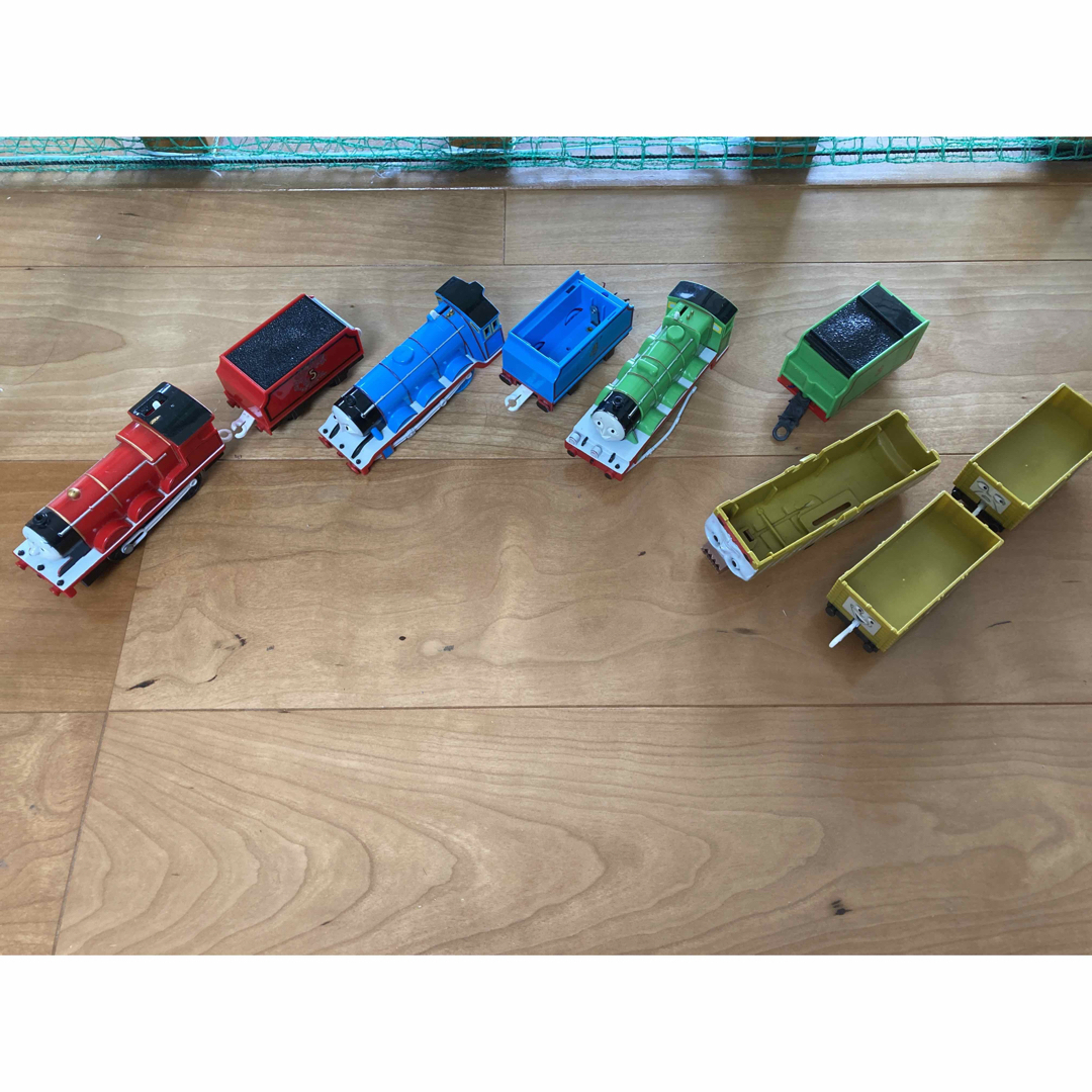 Takara Tomy(タカラトミー)のプラレール大量セットまとめ売り！どきどきマウンテン、ぐらぐら吊り橋 キッズ/ベビー/マタニティのおもちゃ(電車のおもちゃ/車)の商品写真