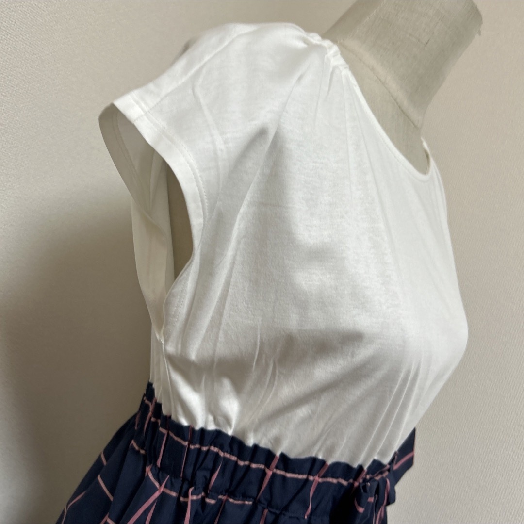 Couture Brooch(クチュールブローチ)の新品　クチュールブローチ　ドッキングワンピ レディースのワンピース(ひざ丈ワンピース)の商品写真