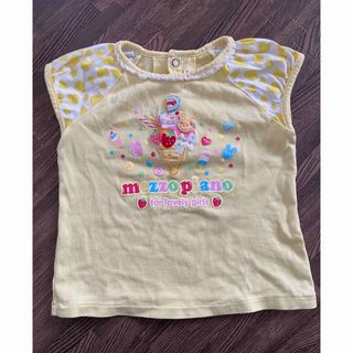 メゾピアノ(mezzo piano)のmezzo piano メゾピアノ　カットソー　Tシャツ　サイズ95(Tシャツ/カットソー)