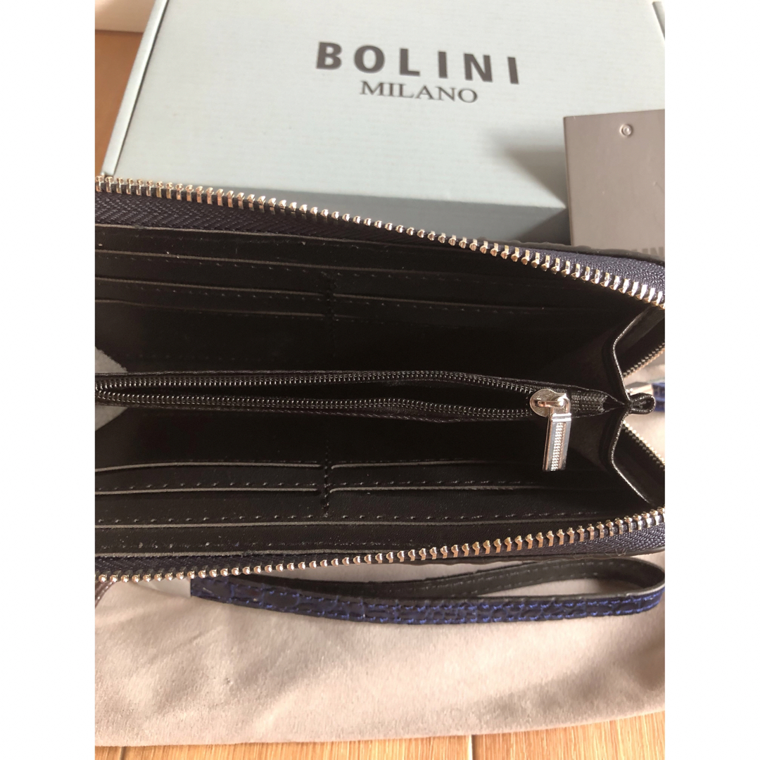 新品◇イタリア・ミラノ発*BOLINI/ボリニ・最上級牛革・クロコダイル