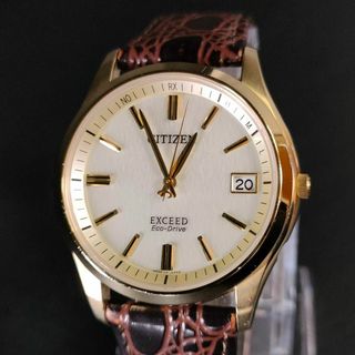CITIZEN - 極美品【稼働品】CITIZEN シチズンエクシード H111 ゴールド