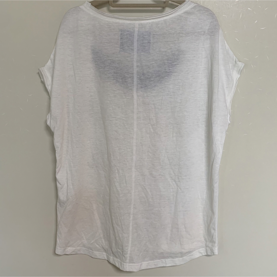 MAISON GILFY(メゾンギルフィー)のメゾンギルフィー　Tシャツ　スタッズ　白 レディースのトップス(Tシャツ(半袖/袖なし))の商品写真