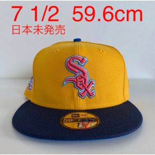 ニューエラー(NEW ERA)のツバ裏ブルー New Era Cap 1/2 ニューエラ ソックス キャップ(キャップ)