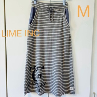 パイル ポーダー スカート ☆ LIME INC(ロングスカート)