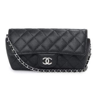 シャネル(CHANEL)のシャネル タイムレスクラシック ライン マトラッセ チェーン ショルダーバッグ 斜め掛け アイウェアケース メガネケース キャビアスキン レザー ブラック 黒  AP2044 箱付 CHANEL（新品・未使用品）(ケース/ボックス)