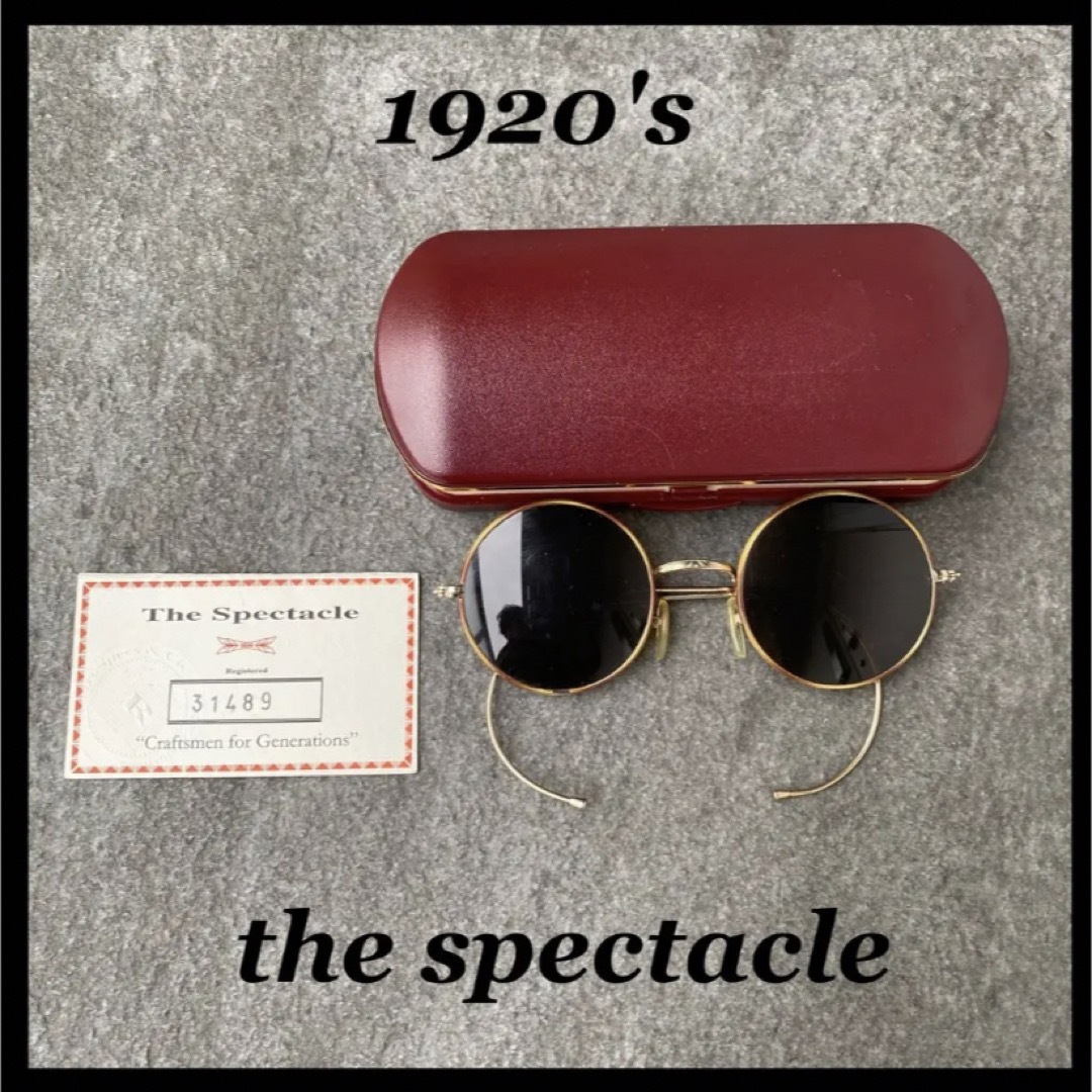 【1920's】 The Spectacle ザ・スペクタクル　サングラス メンズのファッション小物(サングラス/メガネ)の商品写真