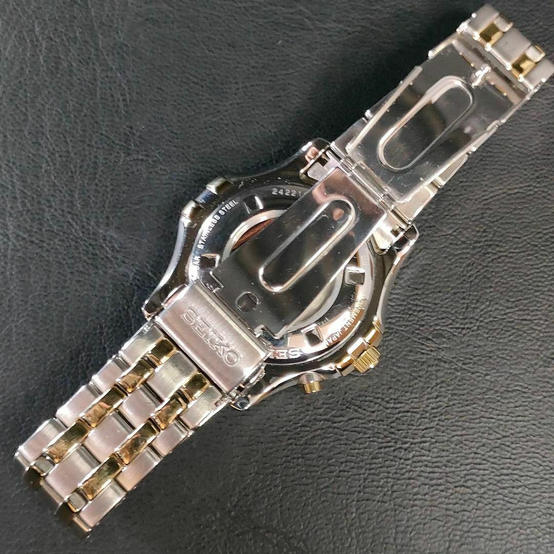 極美品【稼働品】SEIKO セイコーキネティック 5M62 ゴールド 自動巻き