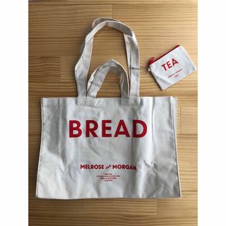 ロク(6 (ROKU))のメルローズアンドモーガン ビッグトートバッグ ポーチ ムック BREAD TEA(トートバッグ)