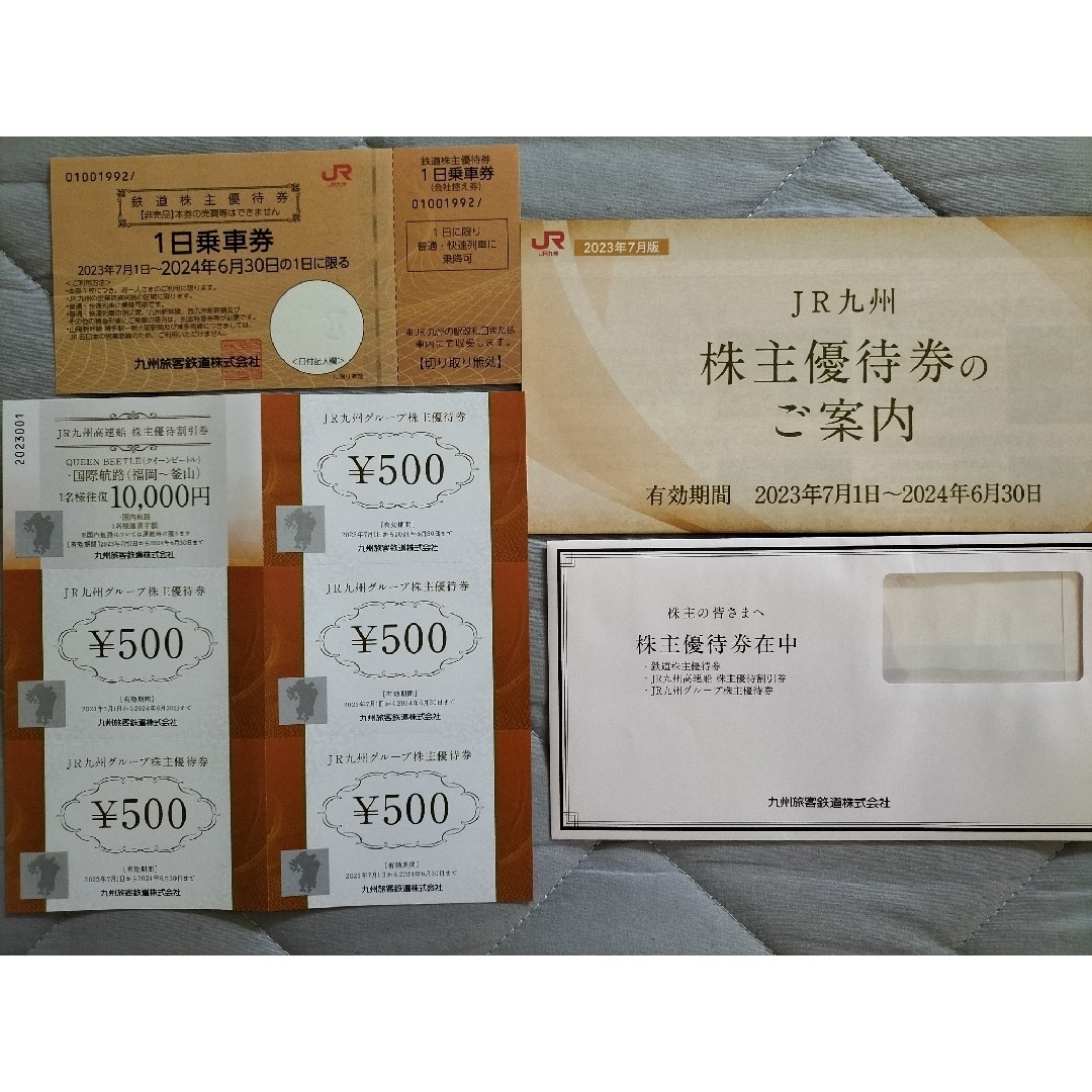 JR九州 株主優待券 チケットの乗車券/交通券(その他)の商品写真