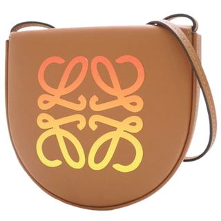 LOEWE ロエベ ポーチ ヒールポーチ アナグラム ミニ コインケース レザー    ブラック 黒 レディース 定番【品】