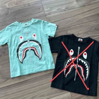 ベイプキッズ(BAPE KIDS)のシャークTシャツ110センチ1枚の値段(Tシャツ/カットソー)