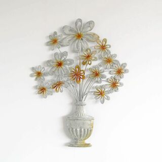 壁掛け飾り アイアン瓶花