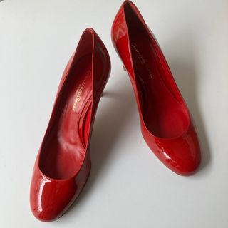 Gianvito Rossi 赤エナメル パンプス 36.5(23.5cm) | ejequine.co.uk