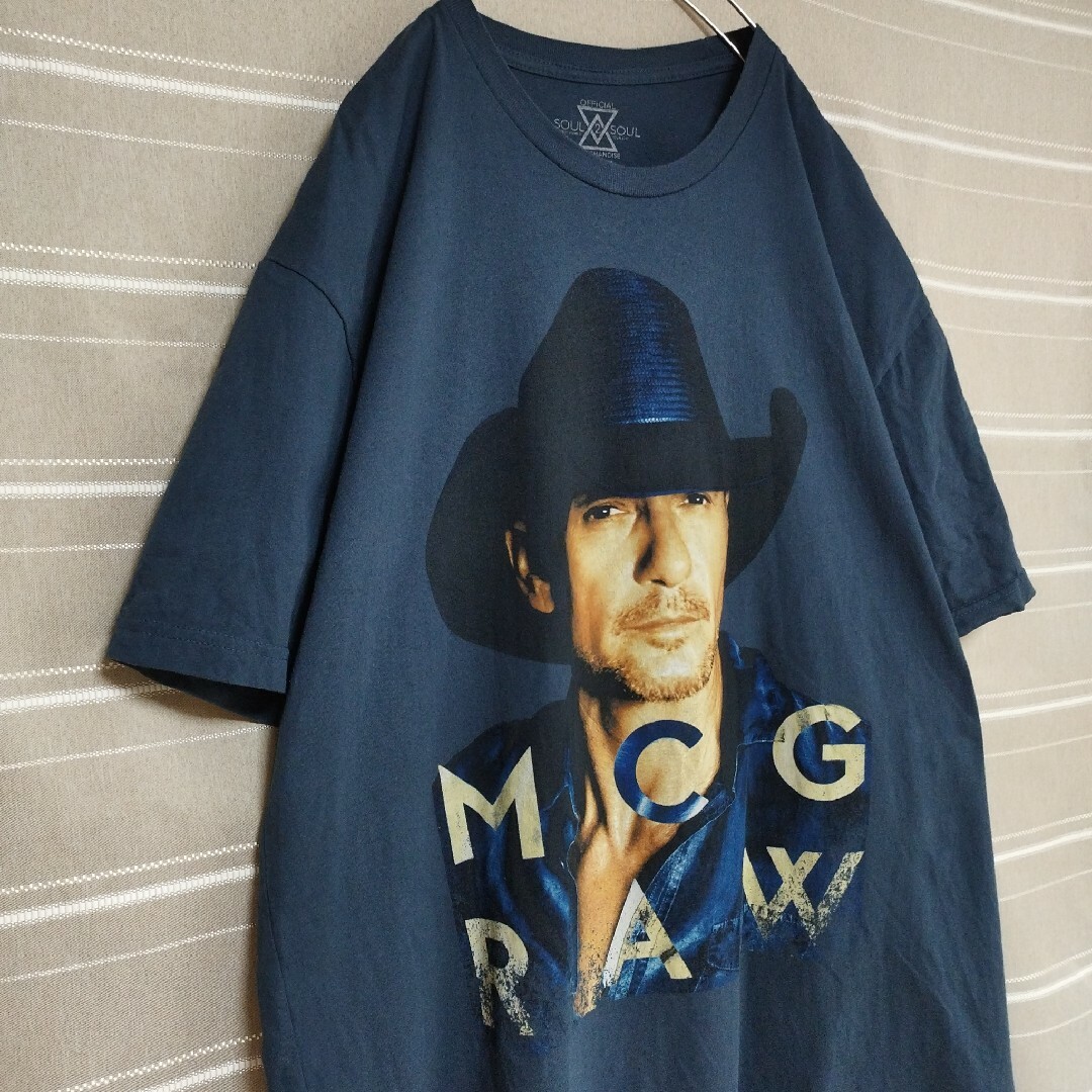 MUSIC TEE(ミュージックティー)のMCGRAWティムマグロウバンドTシャツtシャツバンtカントリーミュージック音楽 メンズのトップス(Tシャツ/カットソー(半袖/袖なし))の商品写真