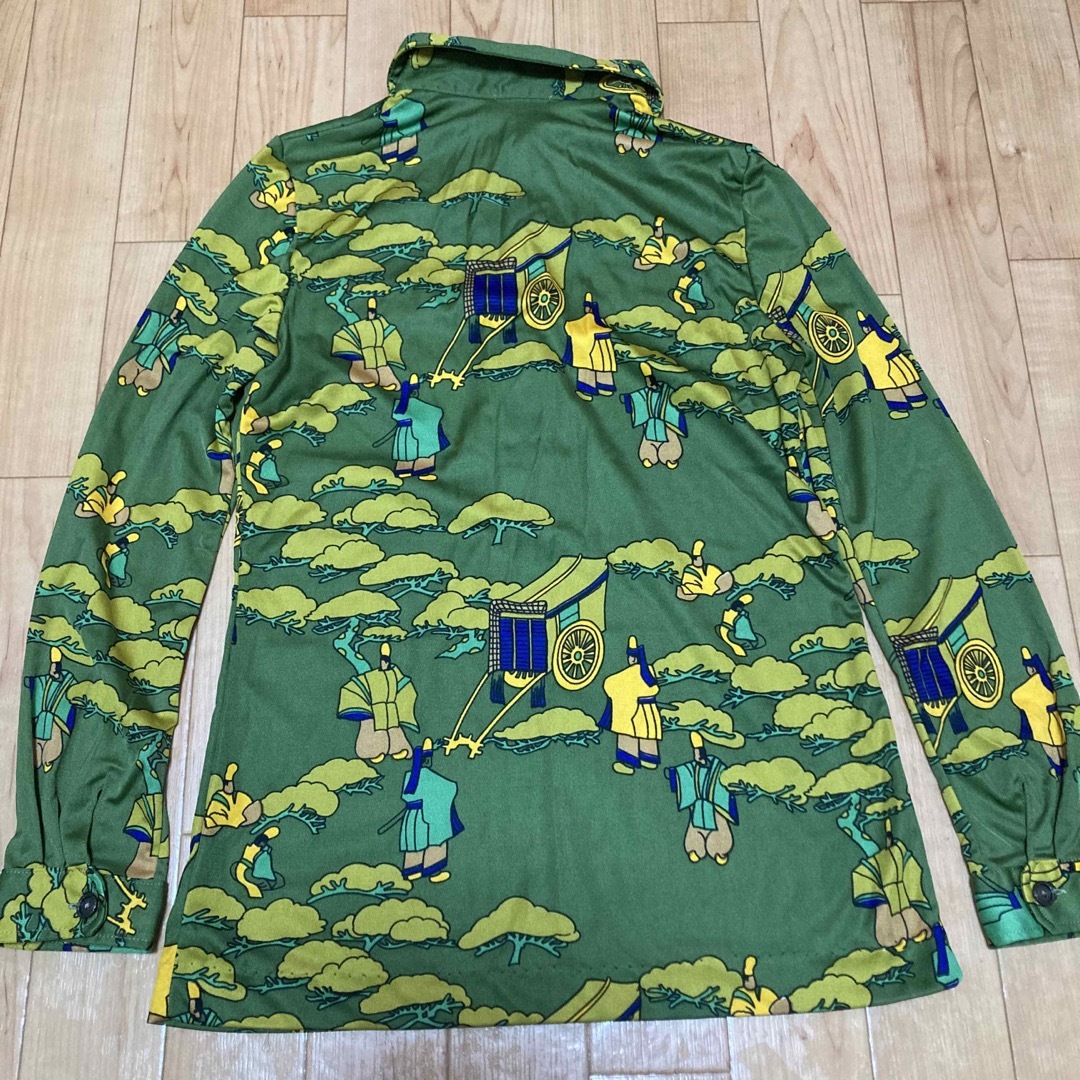 激レア!レトロ和風柄シャツ 2