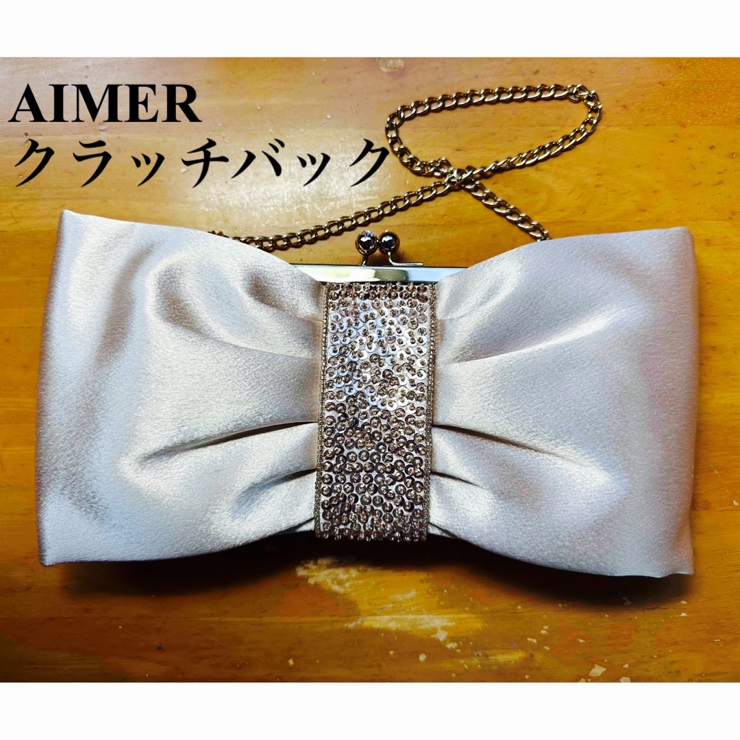 AIMER(エメ)のAIMER パーティバック リボンバック レディースのバッグ(クラッチバッグ)の商品写真