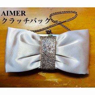 エメ(AIMER)のAIMER パーティバック リボンバック(クラッチバッグ)