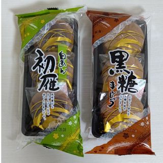 白あん 初雁／黒糖まんじゅう／筑豊製菓／饅頭／まんじゅう／和菓子／こしあん(菓子/デザート)