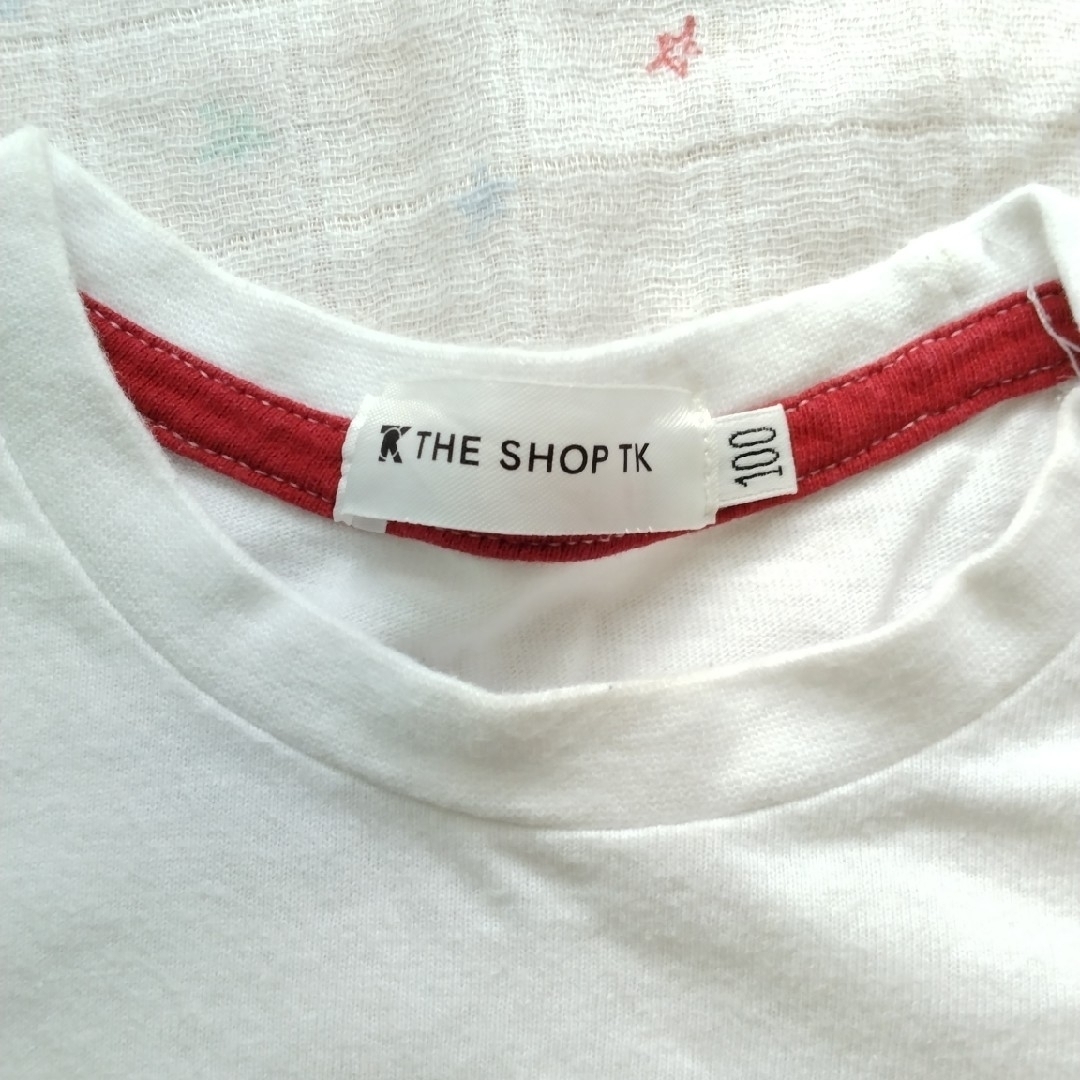 THE SHOP TK(ザショップティーケー)の親子 おそろい Tシャツ 2点セット 男の子 Ｌ 100 キッズ/ベビー/マタニティのキッズ服男の子用(90cm~)(Tシャツ/カットソー)の商品写真