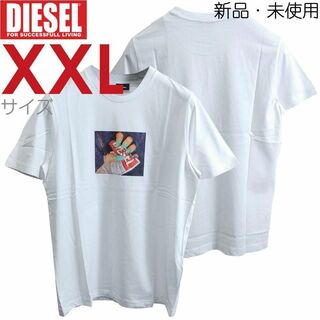 ディーゼル(DIESEL)の新品 3L ディーゼル Diesel Tシャツ カットソー A36 白(Tシャツ/カットソー(半袖/袖なし))