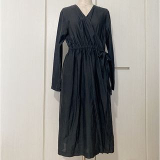 エヴァムエヴァ(evam eva)の[美品] evam eva カシュクールローブ　(ロングワンピース/マキシワンピース)